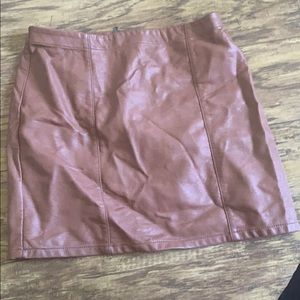 Forever 21 leather skirt
